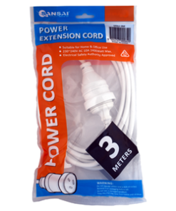 Sansai Power Extension Lead - 3 Meter