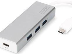 Digitus Type-C to USB3.0 3 Port Hub with Power Delivery (PD)