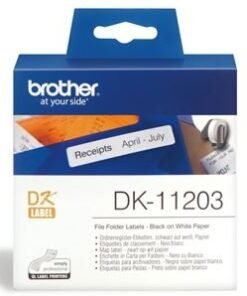 Brother DK11203 400 Multi-Purpose Address Labels 17mm x 87mm