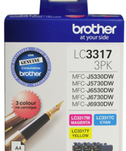 Brother LC33173PK 3 pack CMY Ink Cartridges