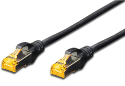 Digitus S-FTP CAT6A Patch Lead - 2M Black