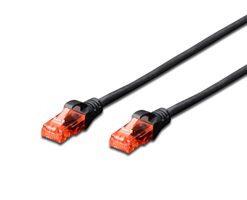 Digitus UTP CAT6 Patch Lead - 2M Black