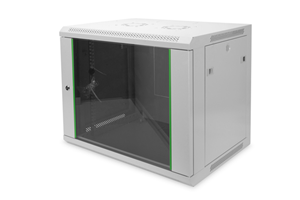 Digitus 9U 19" Wall Mount Server Cabinet 600(w)x450(d)x505(h) 1 Digitus 9U 19" Wall Mount Server Cabinet 600(w)x450(d)x505(h)