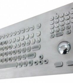 Inputel KB021 Stainless Steel Keyboard + Trackball IP65 - USB