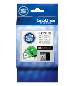 Brother LC432XLBK Black High Yield Ink Cartridge