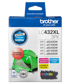 Brother LC4323PKS 3-Pack Ink Cartridge (C/M/Y)