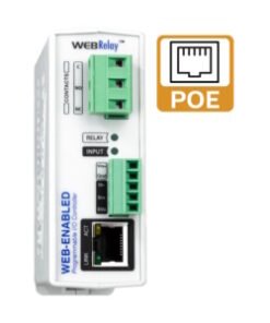 WebRelay PoE/9-28Vdc 1 SPDT Relay 1 Input