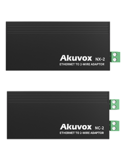 Alternative view of AV-NX-2-KIT Akuvox Ethernet to 2 wire converter POE with In Kit