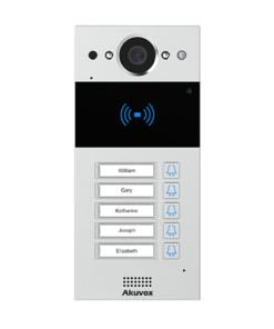 AV-R20B-B5 Akuvox SIP Video Intercom with 5 Buttons and RFID