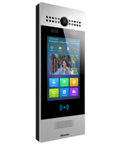 Alternative view of AV-R29C Akuvox SIP Video Touch Screen Outdoor Intercom IP65 w Dual Cameras