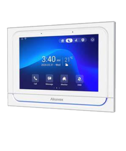 Alternative view of AV-X933S Akuvox Luxury Indoor Monitor In Wall version White only