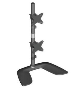 Brateck Free Standing Dual Vertical LCD Monitors Stand from 13-24''