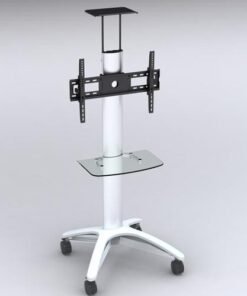 Brateck Portable TV Cart with Roller for LCD Screen Size 32" – 60"