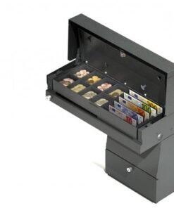 CASH BASES FLIPTOP SECURE DROP BOX INT SKIMMER BLK