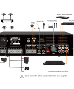 Alternative view of CMX-EA-120W WiFi Internet Streaming Amplifier