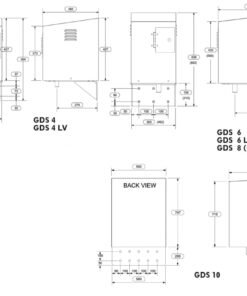Alternative view of GDS 4/6, 4/6LV Swing Gate Operators
