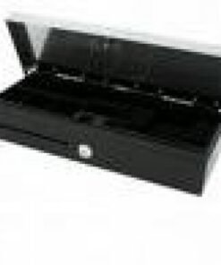 VPOS CASH DRAWER FLIPTOP 6 NOTE 8 COIN 24V BLK