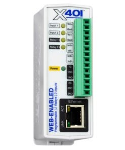 Web Enabled Dual Relay and Input Module 9-28Vdc