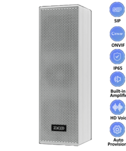 Zycoo SIP Network Column Speaker PoE+ or 24Vdc