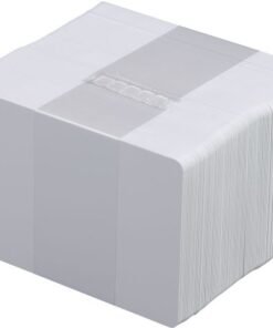 CR80 100 Premium PVC White Plastic Cards 30 Mil