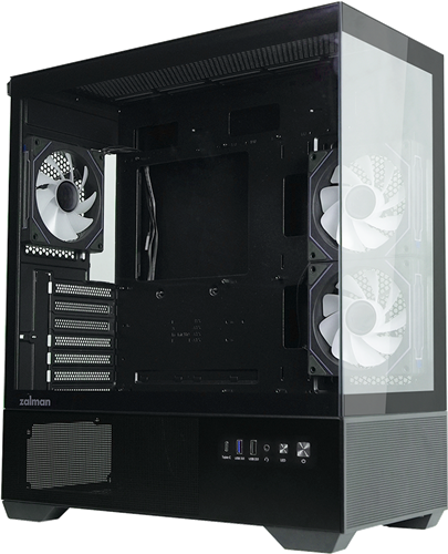 Zalman Chronix Black ATX Mid Tower Case 1 Zalman Chronix Black ATX Mid Tower Case