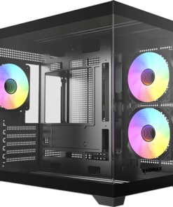 Raidmax i600 Plus MATX Mini-Tower Case Tempered Glass Black with ARGB