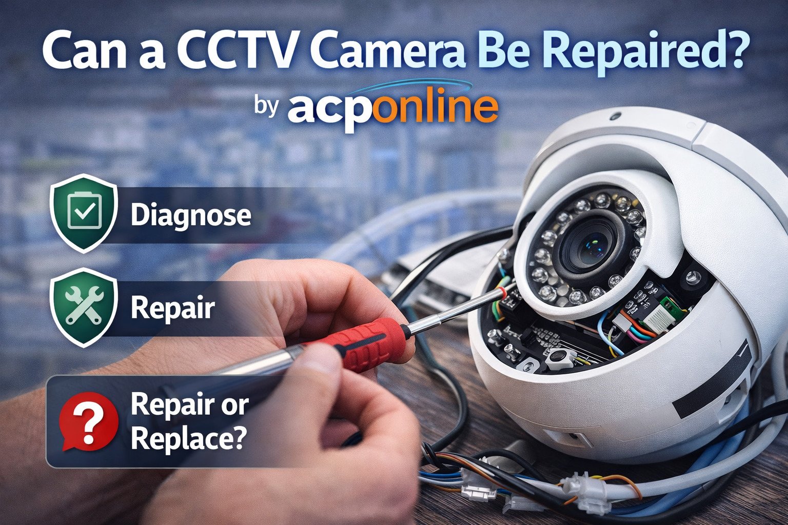 Can a CCTV Camera Be Repaired?