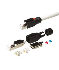 ONE field terminated RJ45 Connector tool-less plug/male (P1R45M-C6AS) – Kordz