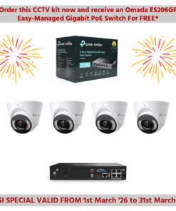 TP-Link VIGI InSight VIGIPROAIO5MPIPCCTVKIT3